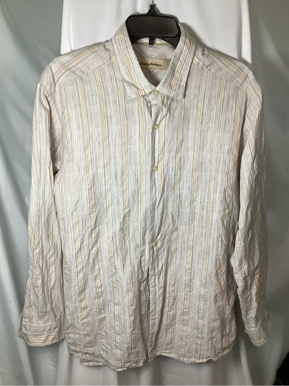 Tommy Bahama Silk and Cotton l/s shirt - Large